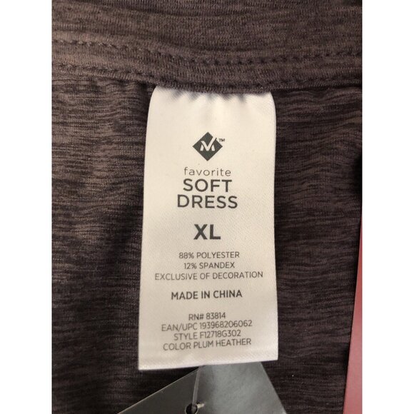 Womens Member Mark Adjustable Drawstring Soft Dress Size Extra Large XL - Picture 3 of 4